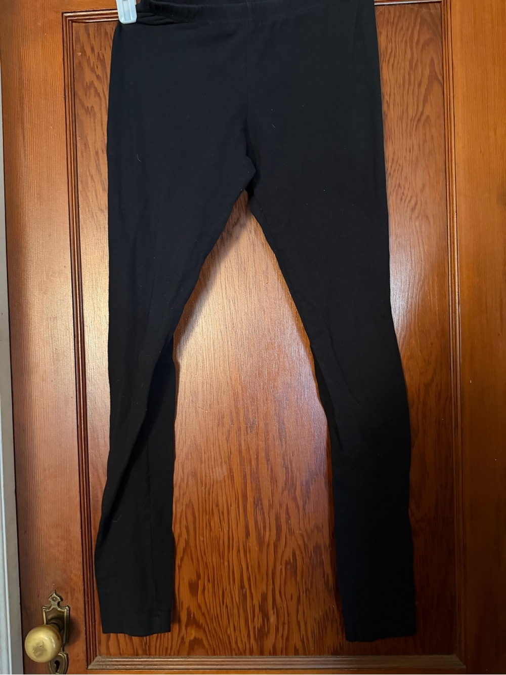 Old Navy Black and Purple Leggings Tag Detail